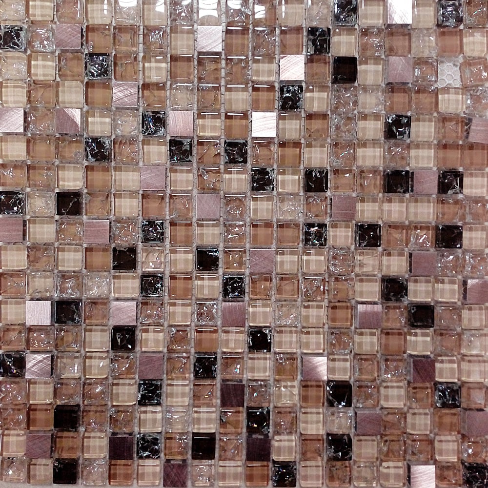 Crveni stakleni mozaik kupatila online